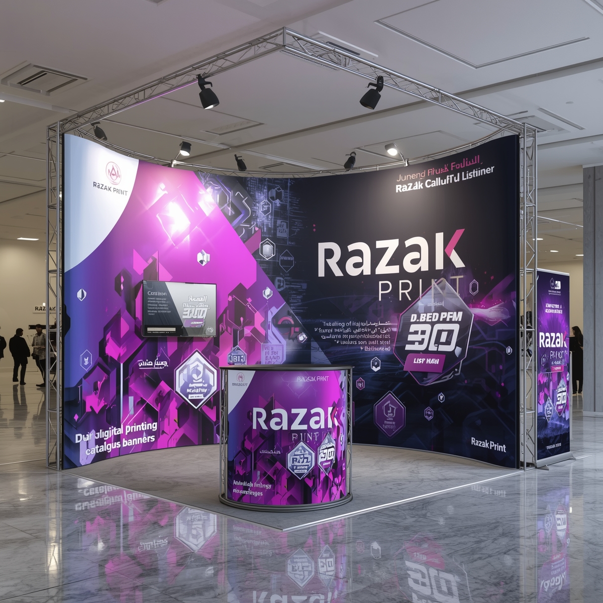 سازه پاپ آپ چاپ رازک