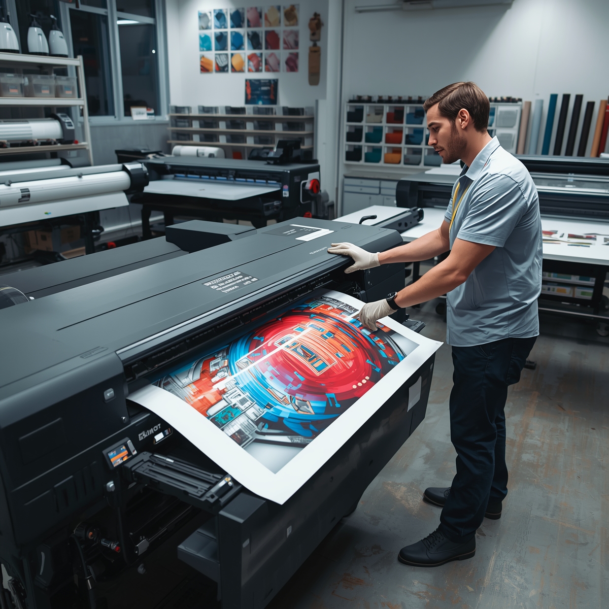 چاپ پلات و لمینت